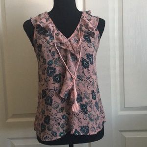 💚5 for $20💚No Boundaries Floral Ruffle Top